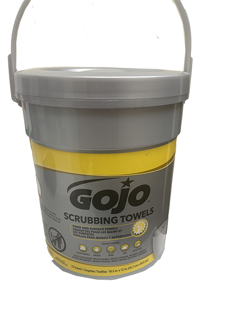 C&R Manufacturing. Gojo6396-649 F 72 Count Bucket of Towels