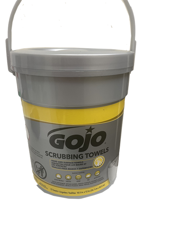 C&R Manufacturing. Gojo6396-649 F 72 Count Bucket of Towels